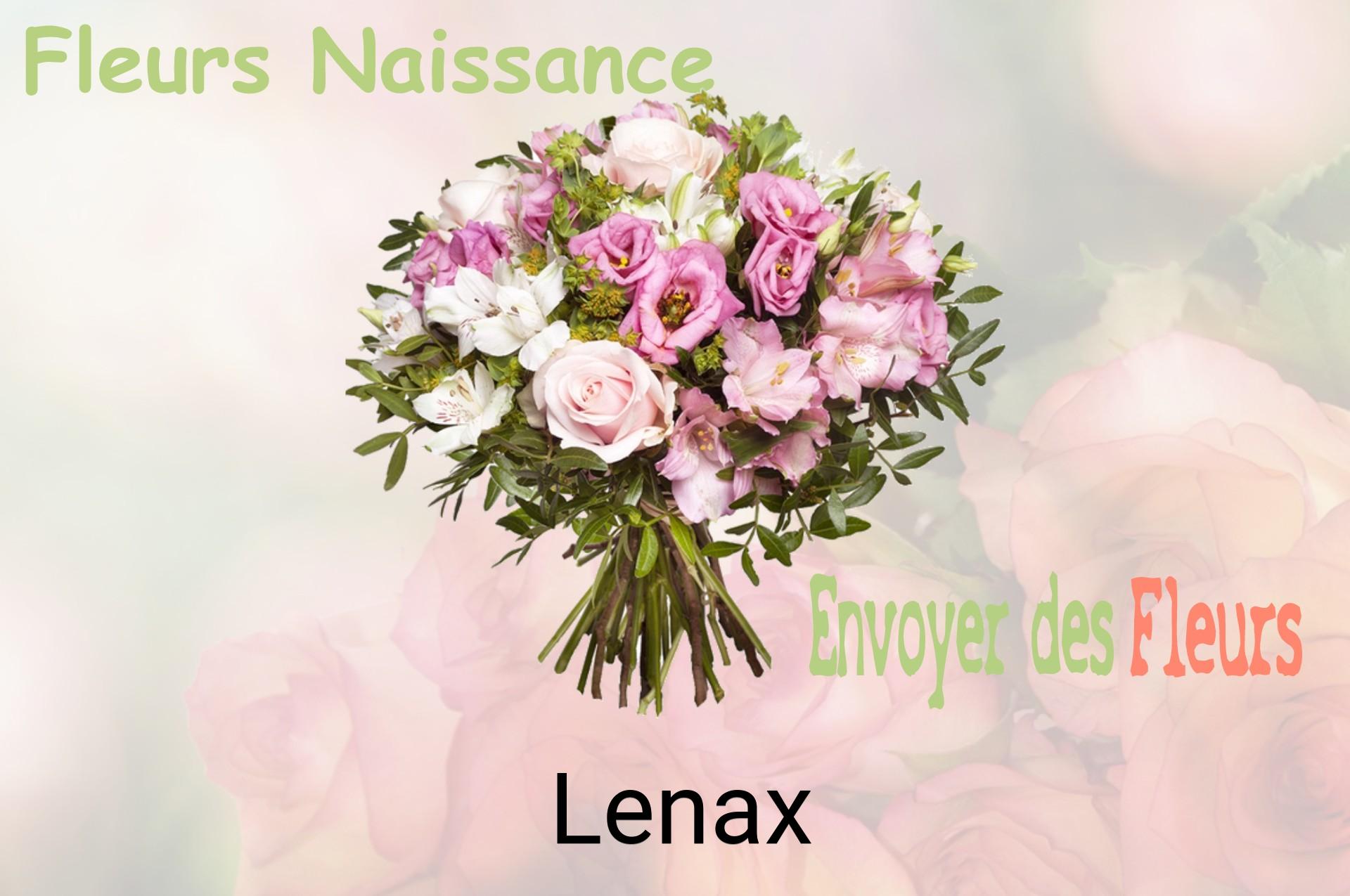 Bouquet de fleurs de naissance livré à Lenax